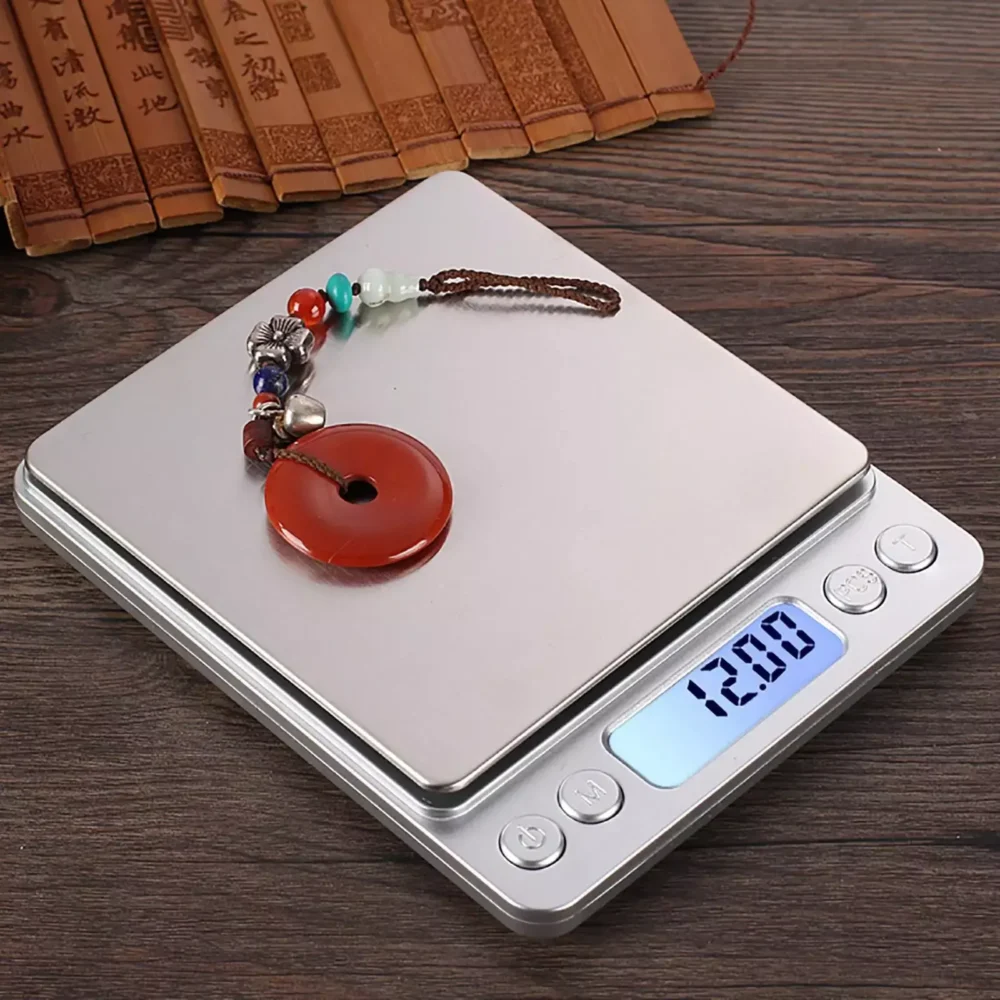 Küchenwaage Electronic 2KG/1g Digital Edelstahl LCD - Image 3