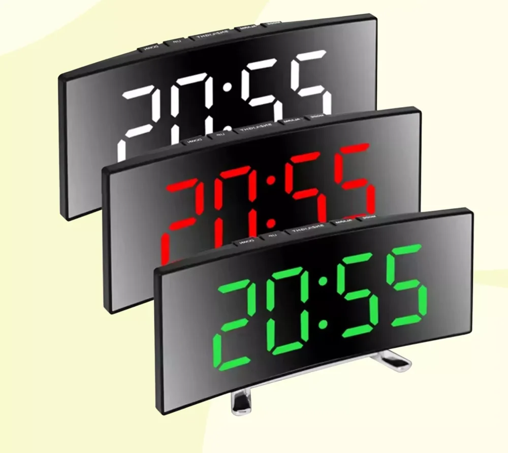 Digitaler LED Wecker mit Temperatur Uhr Schlummerfunktion Tischuhr